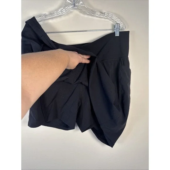 Athleta Salutation Stash Pocket 16.5 Skort Women's 2X Plus Black Activewear - Picture 3 of 8